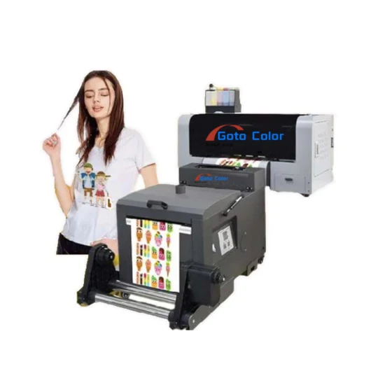 Impresora DTG Dtf directa a la ropa, impresora de película para mascotas, máquina de impresión Digital automática de camisetas, 220V para tela