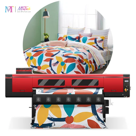 MT MTuTech-máquina de impresión de ropa por sublimación textil Digital, 1,9 metros, para tela de algodón, textil para el hogar con cabezal de impresión I3200