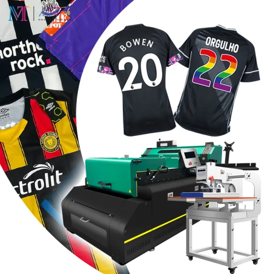 Proveedor de 16 años de experiencia Mtutech Máquina de impresión de camisetas textiles digitales Máquina de impresión de camisetas con prensa de transferencia de calor Dtf
